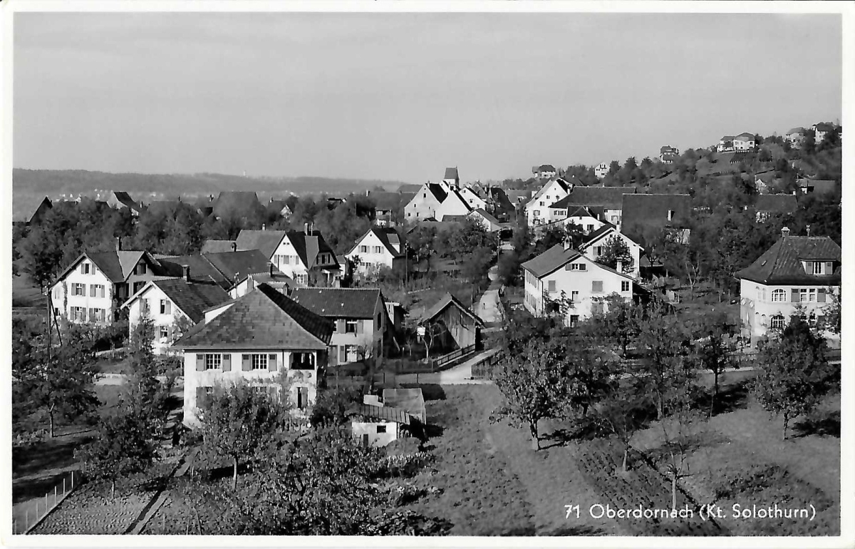 <p>Ober Dornach , Karte Top Zustand gelaufen , Foto von 1939 Nr.1048</p>